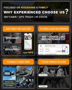 2.5K+1080P Dual Dash Cam Front and Inside, WiFi & GPS Dash Camera - Image 8