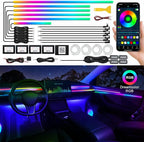Dreamcolor Acrylic Interior Car LED Strip Light by MAODANER