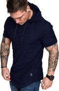 Lexiart Mens Fashion Athletic Hoodies Sport Sweatshirt Solid Color Fleece by Lexiart