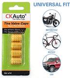 CKAuto Tire Valve Stem Caps, Anodized Aluminum Tire Valve Cap Set, Corrosion - Image 5