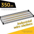 SINGAYE 5 Garage Heavy Duty Shelving Unit Kitchen Pantry Close Home Organizers - Image 4