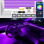 Acrylic Interior Car LED Strip Light by MAODANER