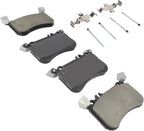 Premium Semi-Metallic Front Brake Pads Compatible - Image 2