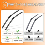 HULADAED® 26'' 20'' 14'' Windshield Wipers Replacement - Image 5