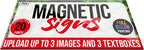 2 Pack, Personalized Magnetic Signs - Image 2