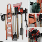 Wallmaster 15 PCS Tool Storage Rack, Garage Storage Wall Mount Organizer Garden - Image 7