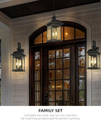 FEMILA 26" Outdoor Wall Light, Large Exterior Wall Light Fixtures, 3 Light - Image 6