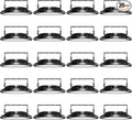 Viugreum 100W UFO LED High Bay Light 10, 000LM 120V LED High Bay Lights 5000K by Viugreum