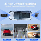 Wireless Carplay Screen for Car 2K Dash Cam, 8.1" HD Portable Car Stereo - Image 4