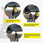 Jack Stands 3 Ton with Double Pin Locking, Car Jack Stand 11.22"-16.54" - Image 5