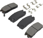 Premium Semi-Metallic Rear Brake Pads Compatible - Image 2