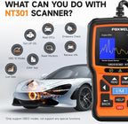 FOXWELL NT301 OBD2 Scanner Graphing Live Data Diagnostic Code Reader - Image 3