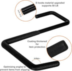 Rafter Hanger Hook 2 Pcs, Large S Hooks, Upgraded Fence Hangers, Ladder and - Image 3