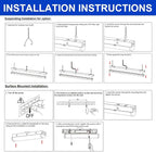 8FT LED Linear Strip Light, Super Bright 8 Foot LED Shop Lights 100W 90W 80W - Image 9