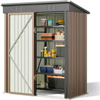 Bealife Outdoor Storage Shed Clearance, Metal Outdoor Storage Cabinet, - Image 9