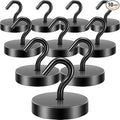 Neosmuk Magnetic Hooks, Cruise Ship Essentials, 100lb+ Heavy Duty Magnetic Hooks by Neosmuk