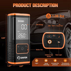 Saker Tire Inflator Portable Air Compressor - Image 5