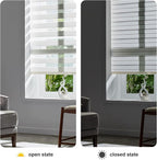 Persilux Cordless Zebra Blinds for Indoor Windows, Free-Stop Zebra Blinds - Image 2