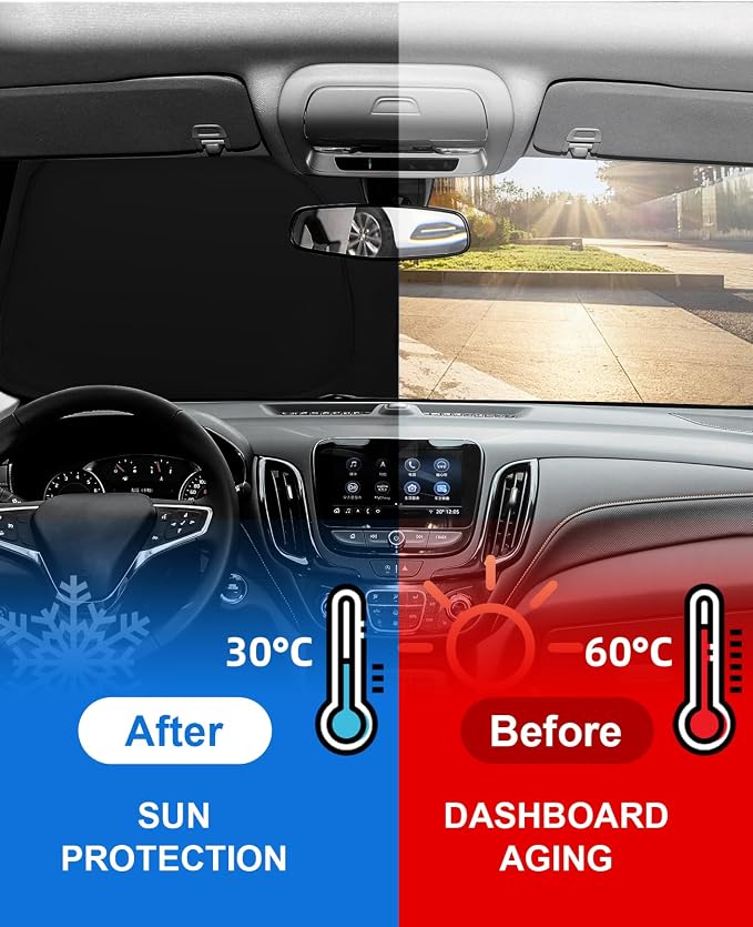 for Lexus 2024 Car Windshield Sunshade Foldable Sun Shield - Image 4