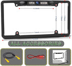 JPP License Plate Backup HD Camera, Rear View Camera 170° Viewing Angle - Image 7