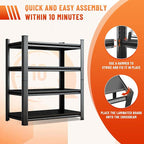 Heavy Duty 5-Tier Shelving Unit 3000LBS Capacity - Image 7