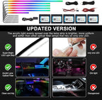 Dreamcolor Acrylic Interior Car LED Strip Light - Image 5