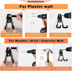32 Pack Garage Hooks Heavy Duty, Utility Steel Wall Mount - Image 7