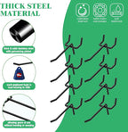 50Pcs 2"/5CM Pegboard Hooks Assortment Set, Metal Peg Board Hooks - Image 3