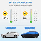 SUV Car Cover Waterproof All Weather, Cover Full Exterior Cover Windproof - Image 7