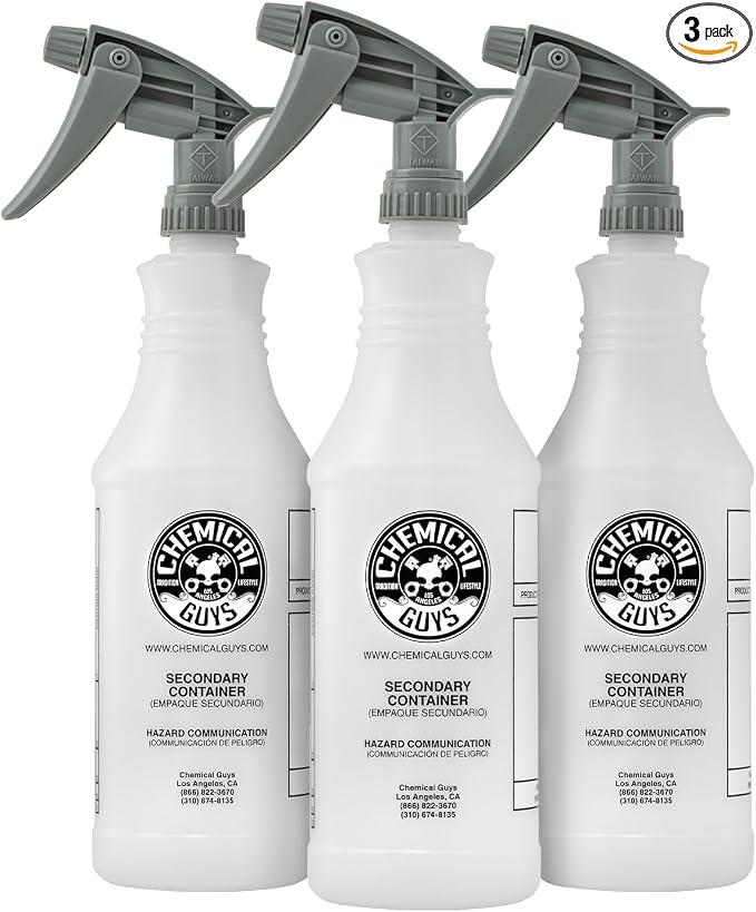 Chemical Guys ACC130 Professional Chemical Resistant Heavy Duty Bottle and by ChemicalGuys