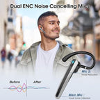 Bluetooth Headset V5.3, Wireless Earpiece - Image 3