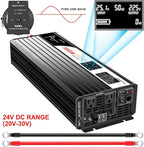 Xijia 3000W Pure Sine Wave Power Inverter DC24V to 110V 120V ac Converter 60HZ - Image 2