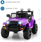 OLAKIDS Kids Ride On Truck, 12V Electric Vehicle Jeep Car - Image 7