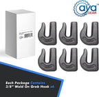 Weld-on Grab Chain Hook 3/8-in Heavy Duty Tow Hook G70 Forged Steel Tractor - Image 2