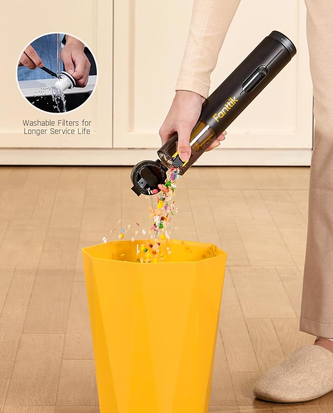 Fanttik Slim V10 Mate Cordless Car Vacuum, 4-in-1 Portable Mini Handheld Vacuum - Image 7