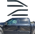 Smoke Side Wind Deflector Rain Guards Compatible by GLDIFA