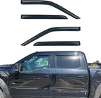 Smoke Side Wind Deflector Rain Guards Compatible by GLDIFA