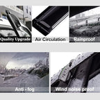 Original Side Window Deflector Visor Rain Guard fit - Image 2