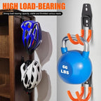 Heavy-Duty Garage Hooks -2 Pack Type U- Anti-Slip Coated Wall-Mounted Hooks - Image 4