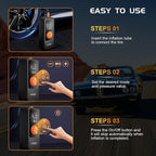 Tire Inflator Portable Air Compressor, 4X Faster Inflation & High-Capacity - Image 8