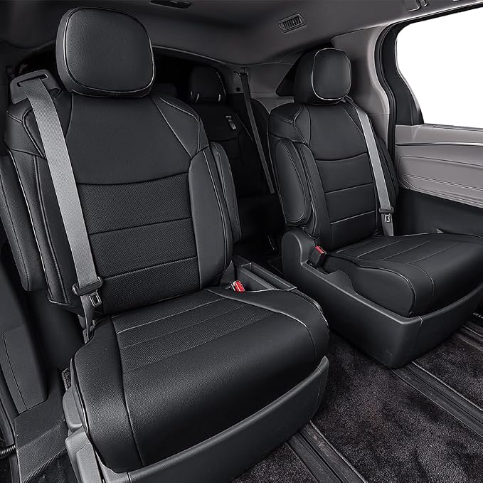 EKR Sienna Seat Covers for 2011-2020 Toyota Sienna XLE, Limited Premium - Image 4