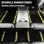 NBTEPEM Bling Car Floor Mats Full Set, Universal Fit Most Cars - Image 6