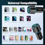 Cluvox 5 Pack USB C Car Charger, 38W Fast Charging - Image 7