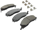 Premium Semi-Metallic Front Brake Pads Compatible - Image 2