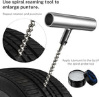 Flat Tire Repair Kit with Plugs 31 Pcs - Image 4