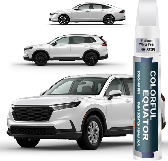 Platinum White Pearl Touch Up Paint Compatible by SNSIR