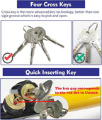 Steering Wheel Lock Anti-Theft car Device Car Wheel Locks Heavy Duty Vehicle - Image 5
