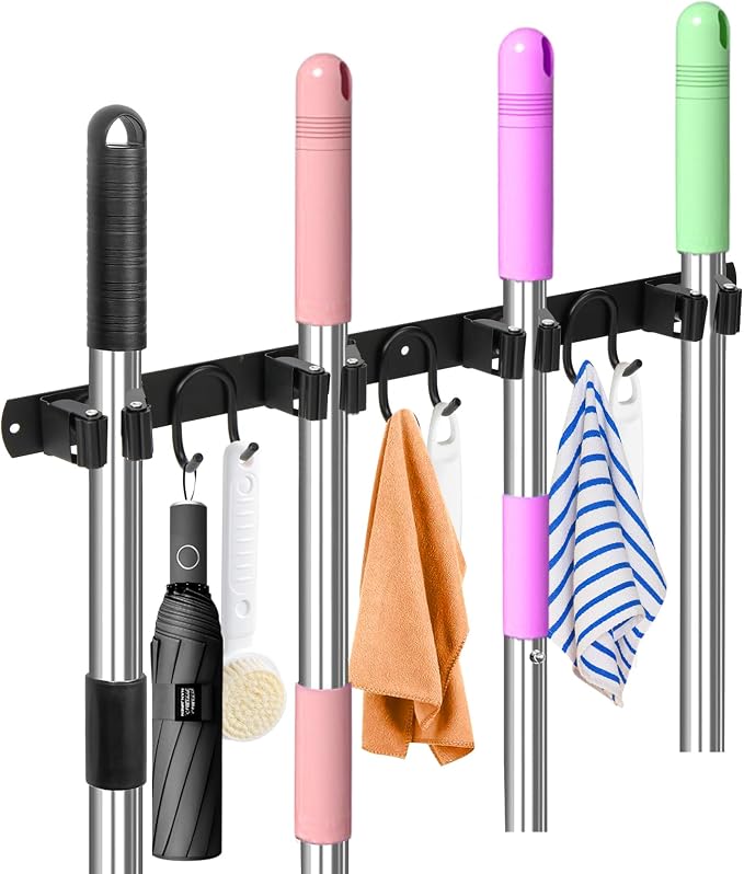 Mop Broom Holder Wall Mount by GUUKAR