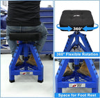 Adjustable Shop Stool, Garage Mechanic Stool Chair, Work Seat - Image 4