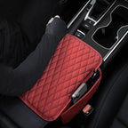 Car Armrest Cover Leather Car Console Covers Box Pad - Image 3